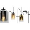 Solidna lampa wisząca z żarówkami węglowymi Solidna lampa wisząca z żarówkami węglowymi