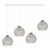 Lampa Na Listwie Z Kryształowymi Kloszami Lampa Na Listwie Z Kryształowymi Kloszami