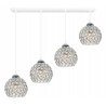 Elegancka Lampa Loftowa Z Trzema Kloszami Elegancka Lampa Loftowa Z Trzema Kloszami