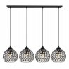 Elegancka lampa kryształowa kuchenna nad stół w jadalnii Elegancka lampa kryształowa kuchenna nad stół w jadalnii