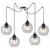 Pięciopłomienna lampa pająk w industrialnym stylu Pięciopłomienna lampa pająk w industrialnym stylu