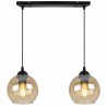 Lampa wisząca loft z dwoma kloszami