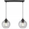 Elegancka lampa sufitowa z wiszącymi zwisami Elegancka lampa sufitowa z wiszącymi zwisami