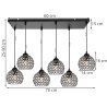 Lampa wisząca CRYSTAL Lampa wisząca CRYSTAL