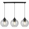 Pomysłowa lampa wisząca z trzema kloszami Pomysłowa lampa wisząca z trzema kloszami