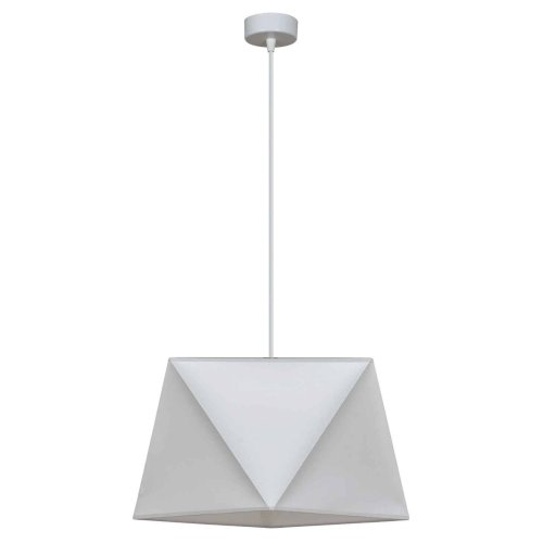 Lampa Wisząca z Abażurem Diament Materiał