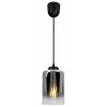 Elegancka lampa z dymionym szkłem w stylu szklanka Elegancka lampa z dymionym szkłem w stylu szklanka