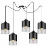 Elegancka lampa wisząca pająk z nowoczesnymi kloszami Elegancka lampa wisząca pająk z nowoczesnymi kloszami