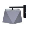 Lampa ścienna kinkiet z abażurem w kształcie diamentu 