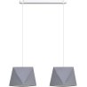 Lampa Wisząca Sufitowa Diament 2-Płomienna