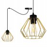 Lampa geometryczna druciak w stylu loftowo industrialnym