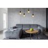 Wyjątkowa aranżacja salonu z ciekawą lampą typu pająk loft Wyjątkowa aranżacja salonu z ciekawą lampą typu pająk loft