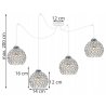 Nowoczesna Industrialna Metalowa Lampa Wisząca typu Koszyk Nowoczesna Industrialna Metalowa Lampa Wisząca typu Koszyk