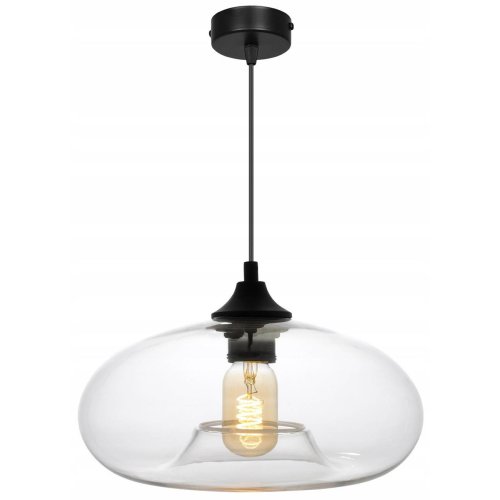 Lampa Wisząca Designerska ze Szklanym Kloszem