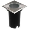 Lampa Ogrodowa Najazdowa INOX Kwadratowa