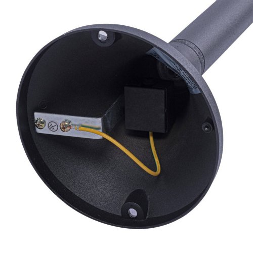 Nowoczesna czarna lampa stojąca ogrodowa Eko-Light