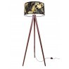 Stojąca Nowoczesna Lampa Trójnóg z Eleganckim Abażurem Stojąca Nowoczesna Lampa Trójnóg z Eleganckim Abażurem