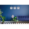 Elegancka Lampa Nowoczesna z Regulacją i Abażurem w Roślinne Wzory Elegancka Lampa Nowoczesna z Regulacją i Abażurem w Roślinne Wzory