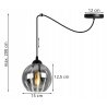 Lampa Wisząca Elegancka Pająk Regulowana Wysokość Lampa Wisząca Elegancka Pająk Regulowana Wysokość