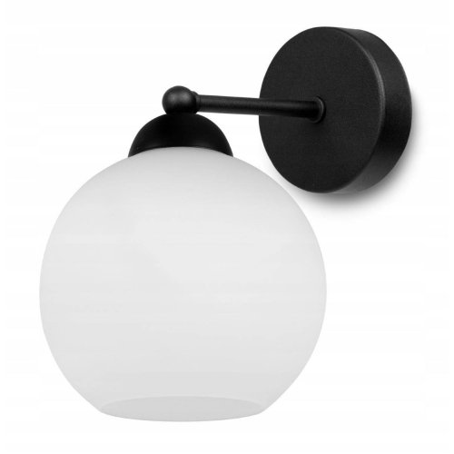 Elegancki Kinkiet Mleczna Kula na Ścianę