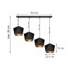Elegancka Lampa Zwis Z 4 Kloszami Elegancka Lampa Zwis Z 4 Kloszami