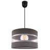 Lampa Wisząca z Abażurem z Przezroczystym Pasem
