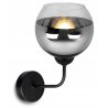 Lampa Ścienna Z Chromowanym Kloszem Efekt Lustra