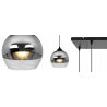 Lampa Ze Szklanymi Kloszami na Czarnej Listwie Lampa Ze Szklanymi Kloszami na Czarnej Listwie