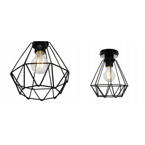 Modernistyczna Lampa Loftowa Metalowy Klosz