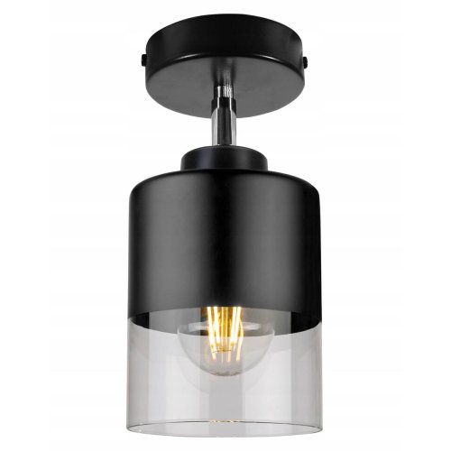 Modernistyczny Reflektor z Chromowanym Detalem Efektowny Klosz