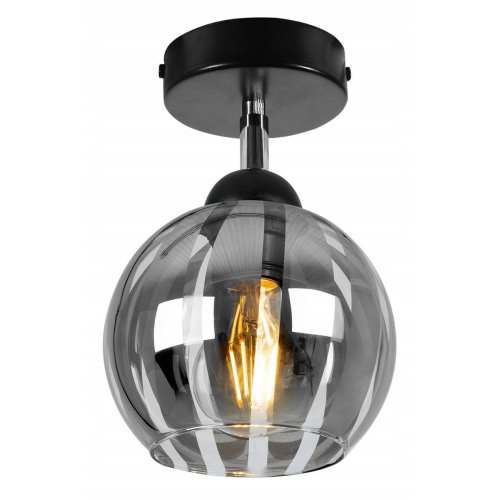 Nowoczesny Reflektor ze Szklanym Kloszem z Efektem Chromu