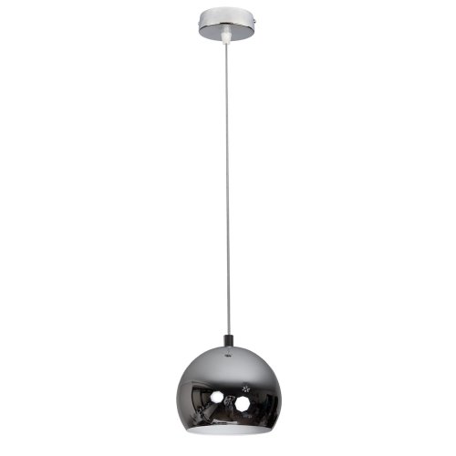 Lampa Wisząca Pojedyncza Kula Chrom