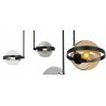 Lampa wisząca szklana pierścień Lampa wisząca szklana pierścień