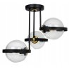 Lampa Wisząca Szklana z Metalowym Pierścieniem Lampa Wisząca Szklana z Metalowym Pierścieniem