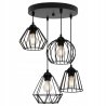 Lampa w Stylu Industrialnym z Różnymi Kształtami Kloszy