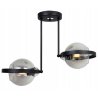 Lampa Wisząca z Czarnego Matowego Szkła Lampa Wisząca z Czarnego Matowego Szkła