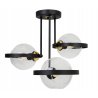 Ciekawa Metalowa Lampa ze Złotymi Elementami Ciekawa Metalowa Lampa ze Złotymi Elementami