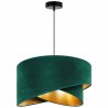 Lampa wisząca MEDIOLAN, regulowana, butelkowa zieleń, złoty środek, E27 Lampa wisząca MEDIOLAN, regulowana, butelkowa zieleń, złoty środek, E27