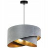 Nowoczesna Lampa z Welurowym Abażurem Nowoczesna Lampa z Welurowym Abażurem
