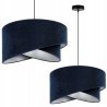 Nowoczesna Lampa Wisząca Granat Chrom Nowoczesna Lampa Wisząca Granat Chrom