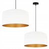 Wisząca Lampa Sufitowa Biało Złota Wisząca Lampa Sufitowa Biało Złota