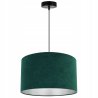 Wisząca Regulowana Lampa Abażur Welur Środek Chrom Wisząca Regulowana Lampa Abażur Welur Środek Chrom