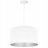 Wisząca Regulowana Lampa Abażur Welur Środek Chrom Wisząca Regulowana Lampa Abażur Welur Środek Chrom