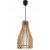 Drewniana Lampa z Nietypowym Kloszem Drewniana Lampa z Nietypowym Kloszem