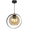 Czarno Złota Lampa Wisząca Regulowana