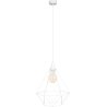 Stylowa lampa wisząca biała loft  Stylowa lampa wisząca biała loft