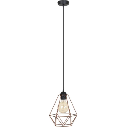 Lampa Wisząca Loft Oryginalna Retro Miedź