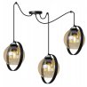 Lampa wisząca szklana pierścień pająk Lampa wisząca szklana pierścień pająk