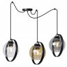 Designerska Lampa Pająk z Trzema Szklanymi Kloszami