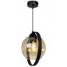 Efektowna Lampa z Czarnego Matowego Metalu Efektowna Lampa z Czarnego Matowego Metalu